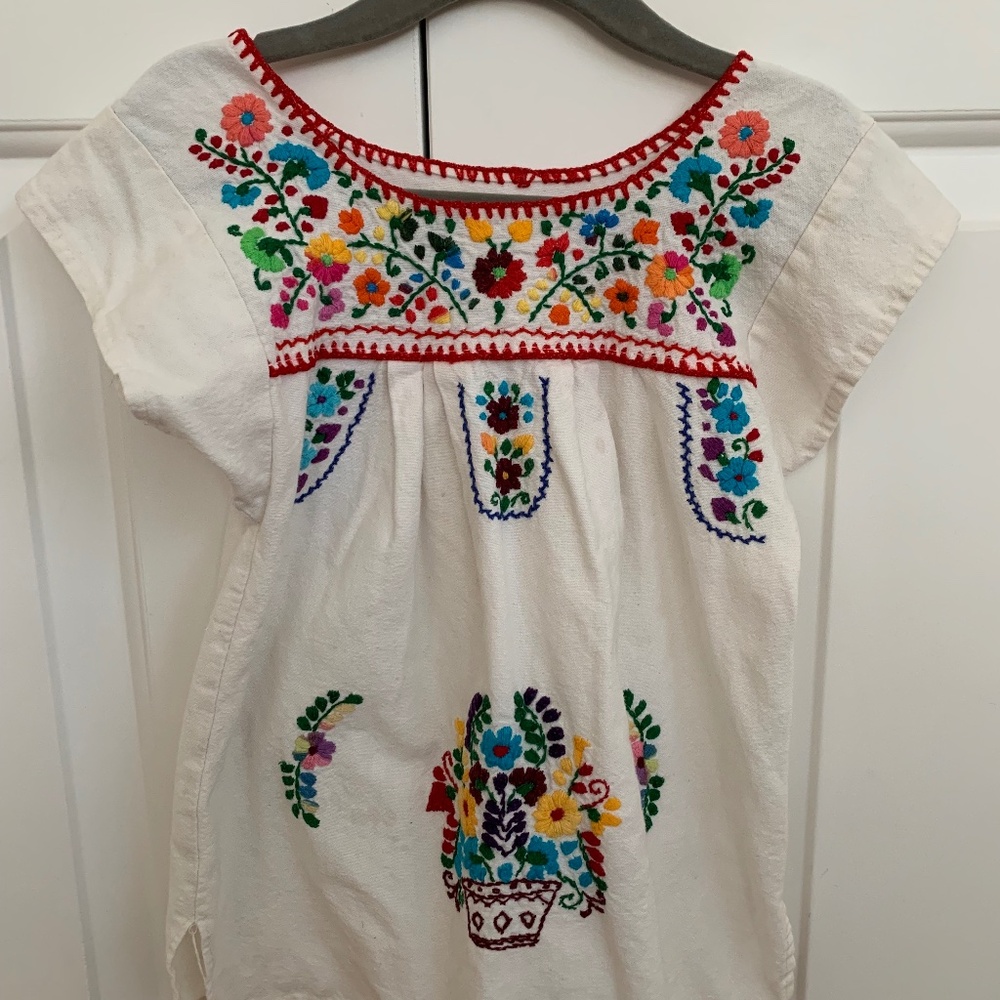 COPY - Mexican Puebla Dress, Size 12-18 Mos.